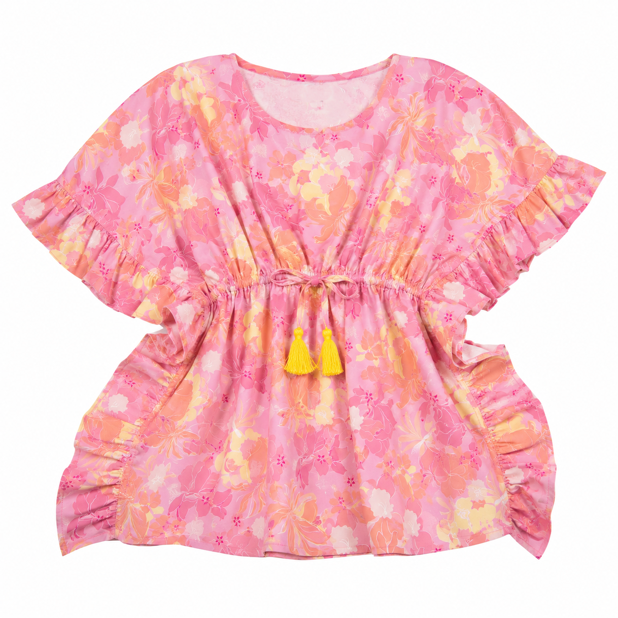 Adelina Pink Flowers Tunic