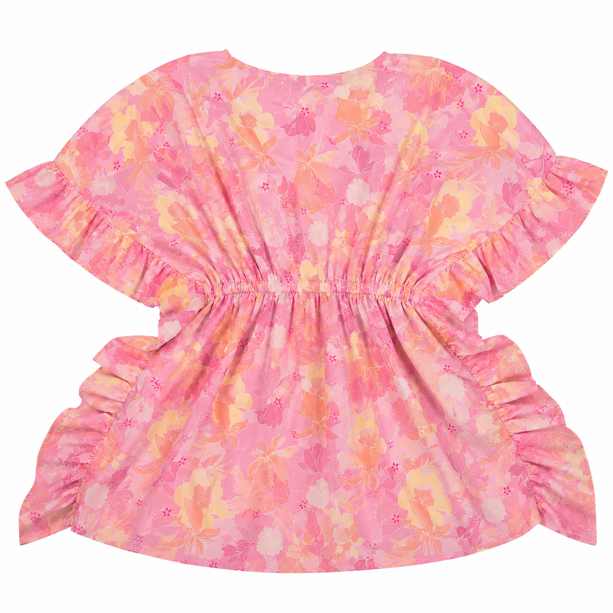 Adelina Pink Flowers Tunic