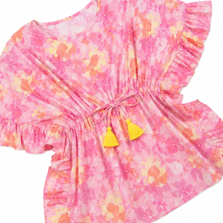 Adelina Pink Flowers Tunic