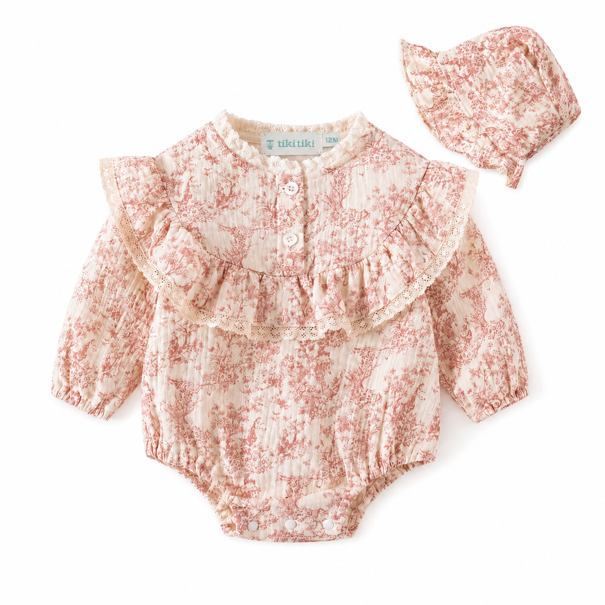 Amelia Dusty Pink Romper