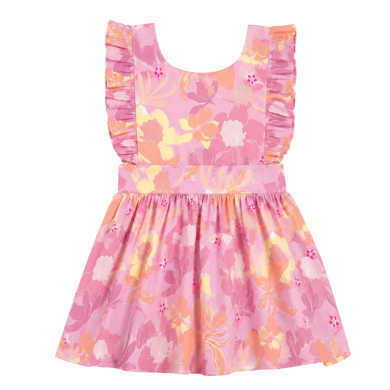 Mia Pink Flowers Dress