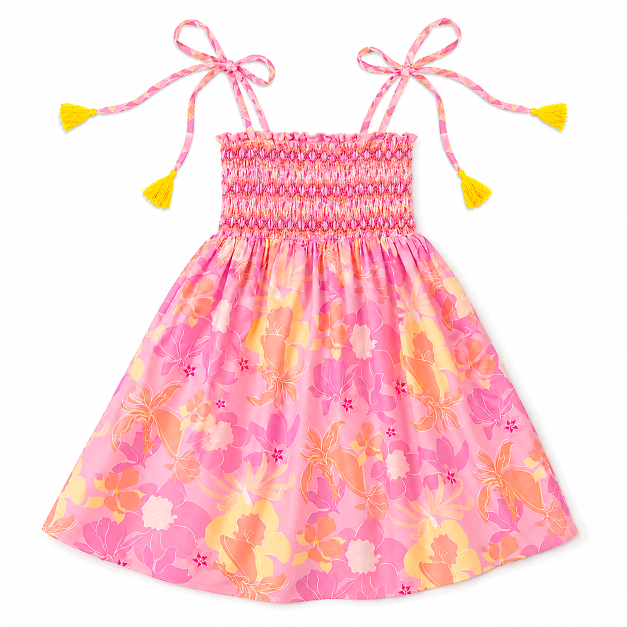 Regina Pink Flowers Dress