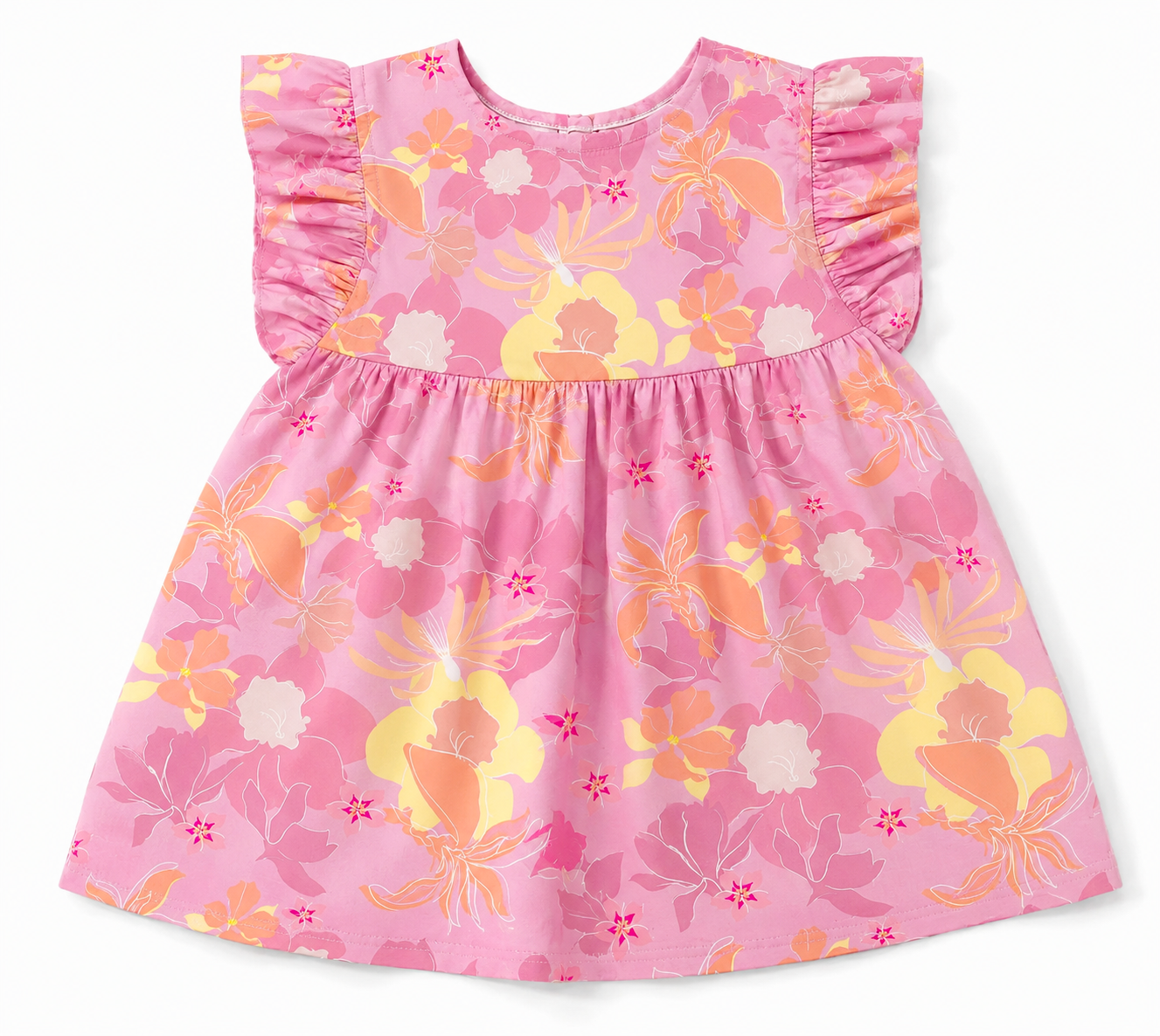 Jane Pink Flowers Top