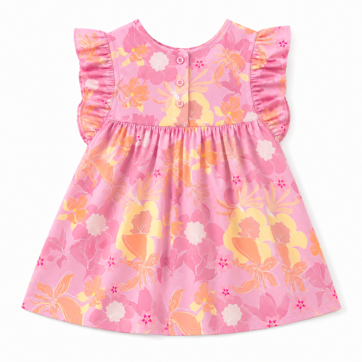 Jane Pink Flowers Top