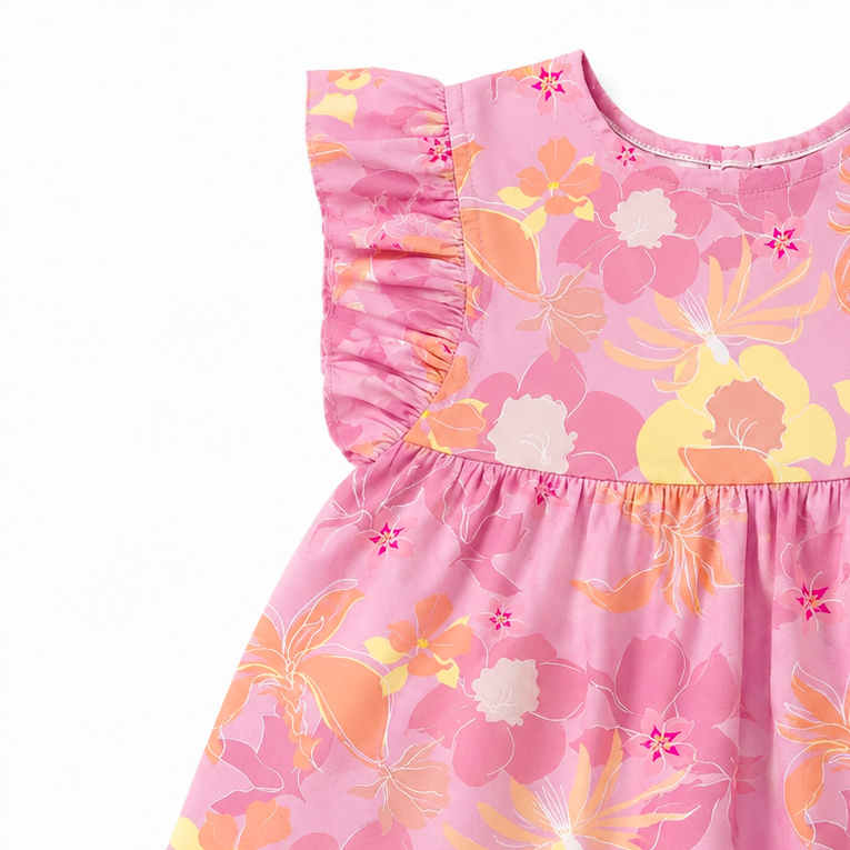 Jane Pink Flowers Top