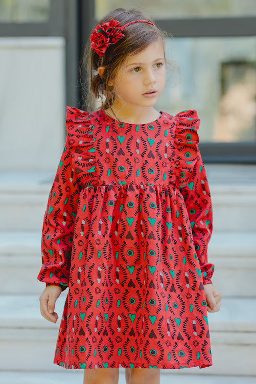 Sarah Dress Hearts
