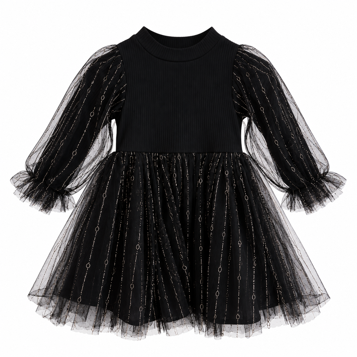 Sylvia Black Tulle Dress