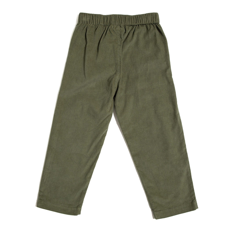 Παιδικό παντελόνι για αγόρι σκούρο πράσινο - Rody