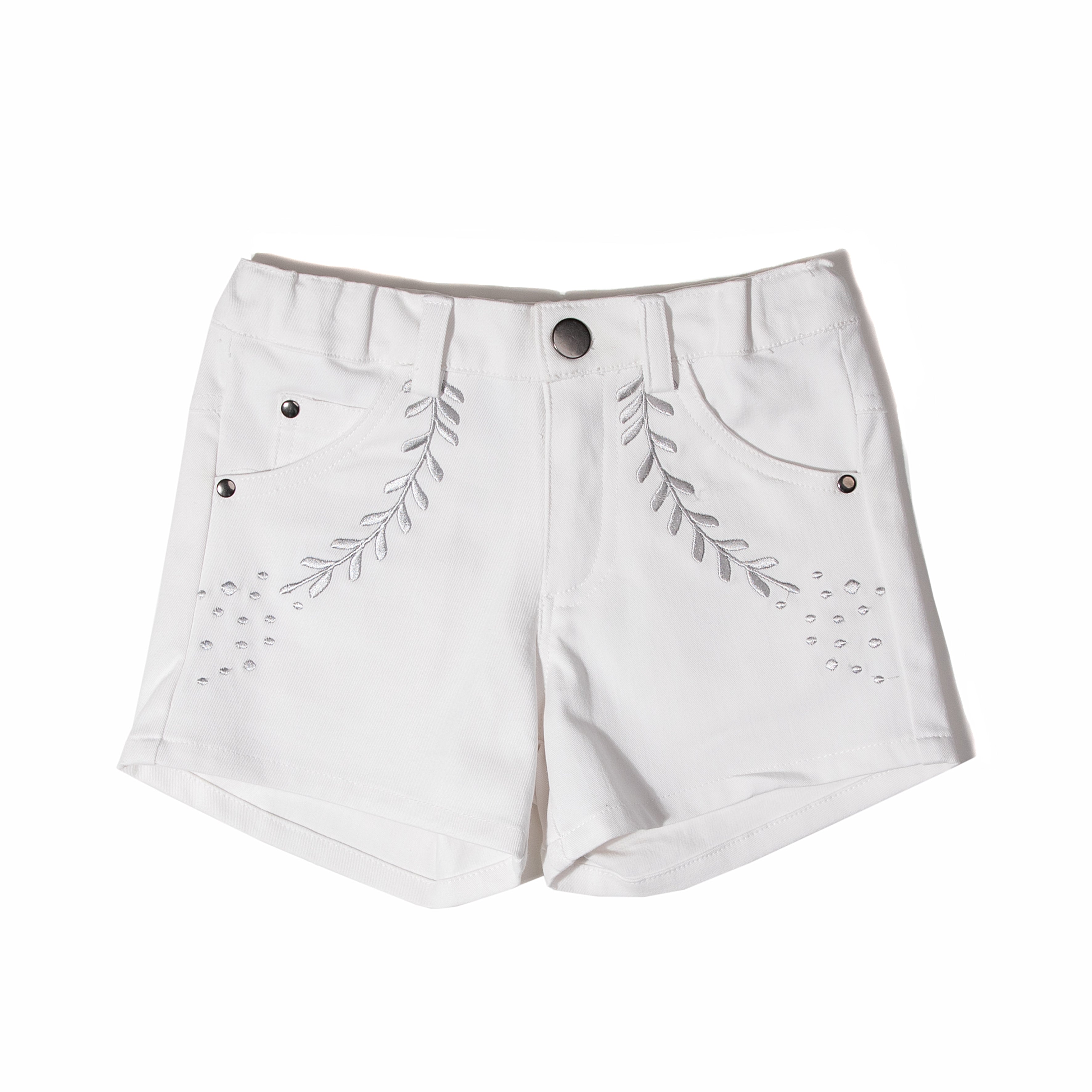 Tiki Short White
